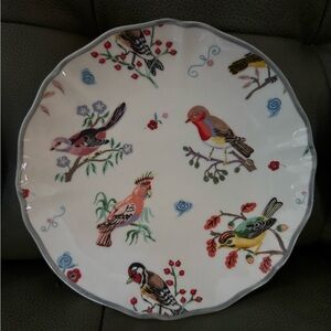Anthropologie Nathalie Lete bird dessert plates-Rare.. New!